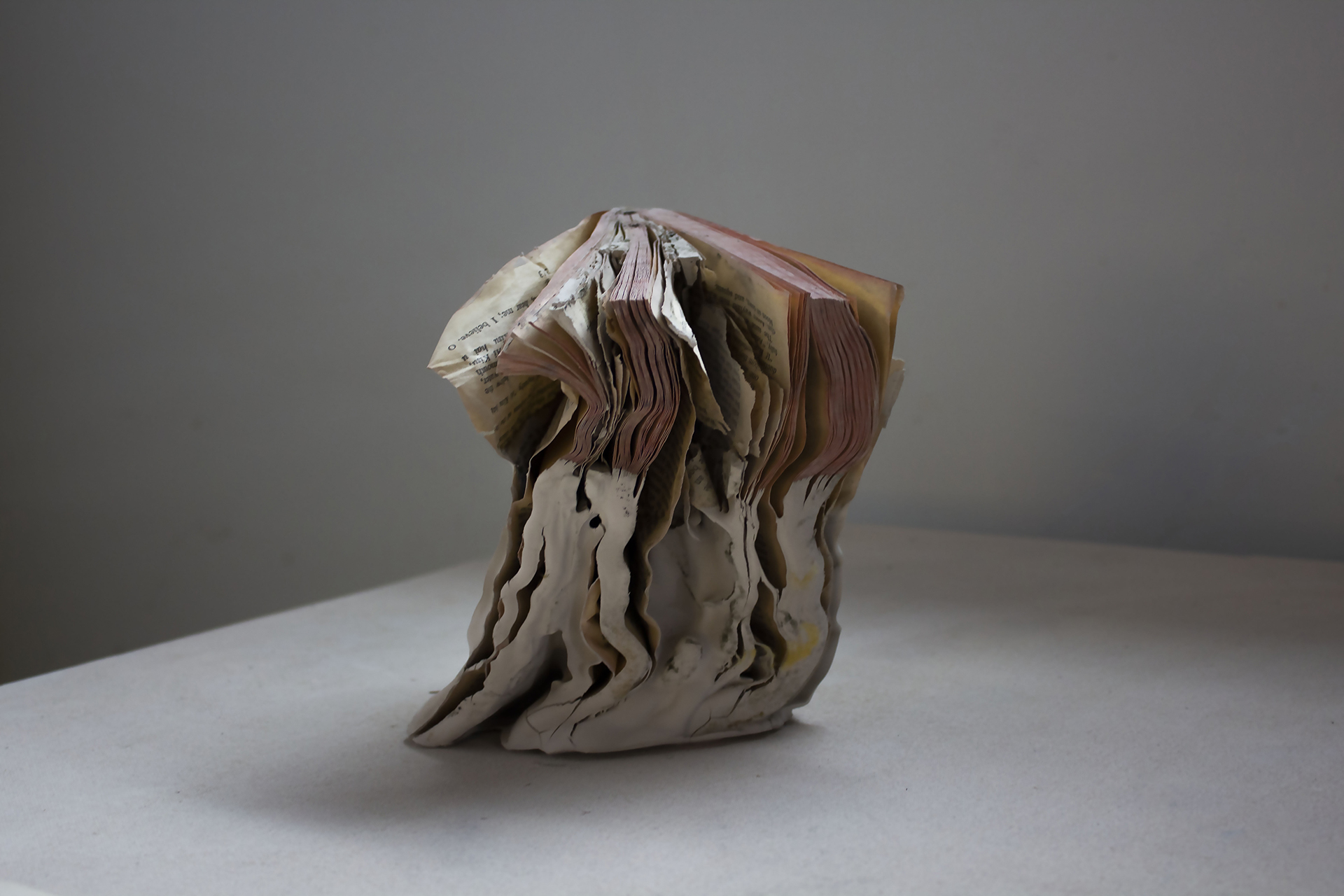 A book dipped in slip clay