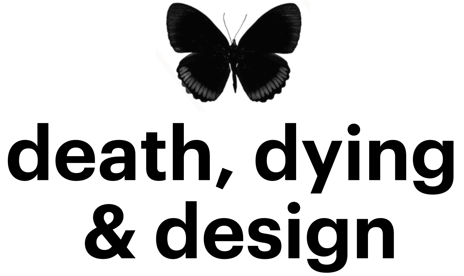 Death Dying and Design logo