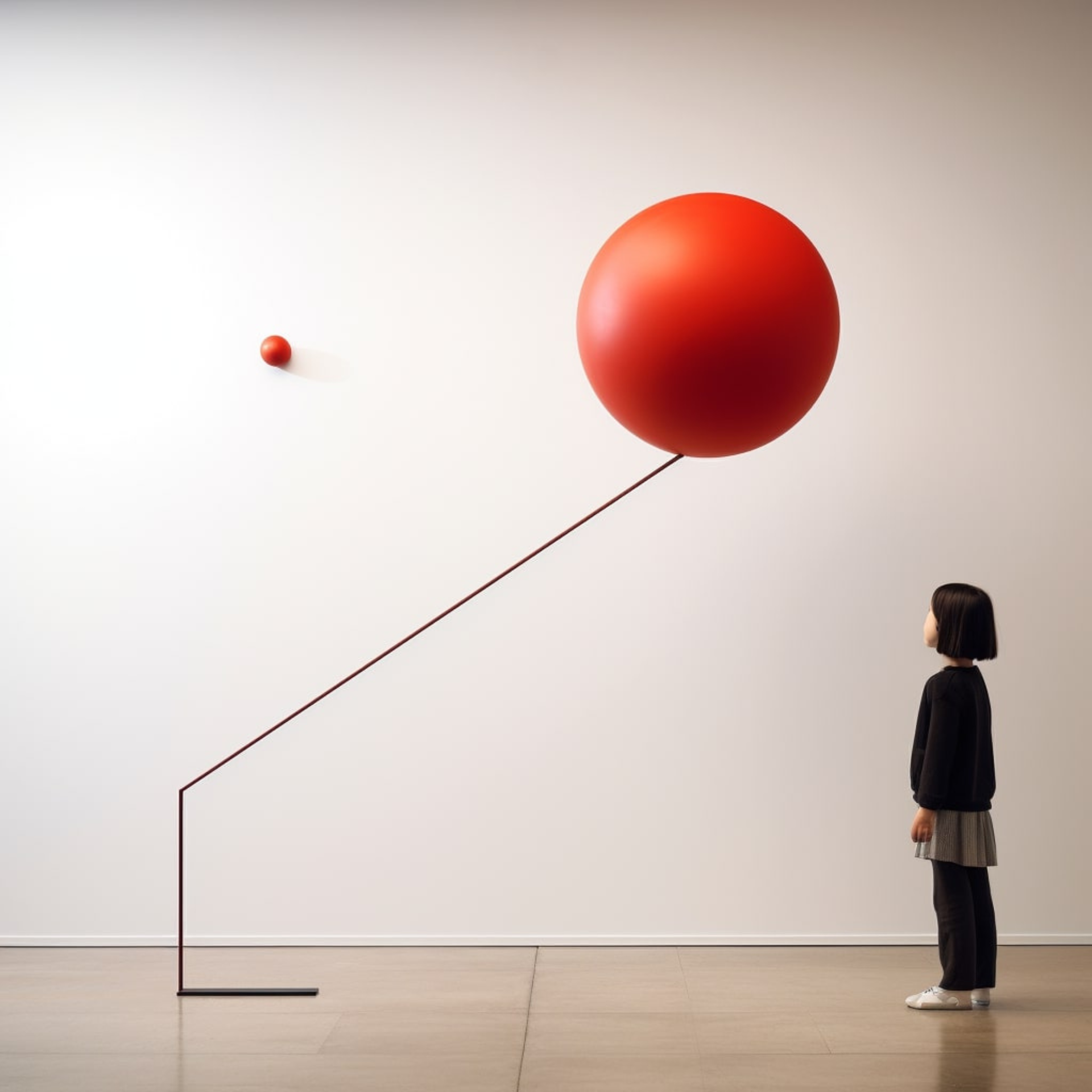 Whispering_ kinetic sculpture concept rendering by midjourney