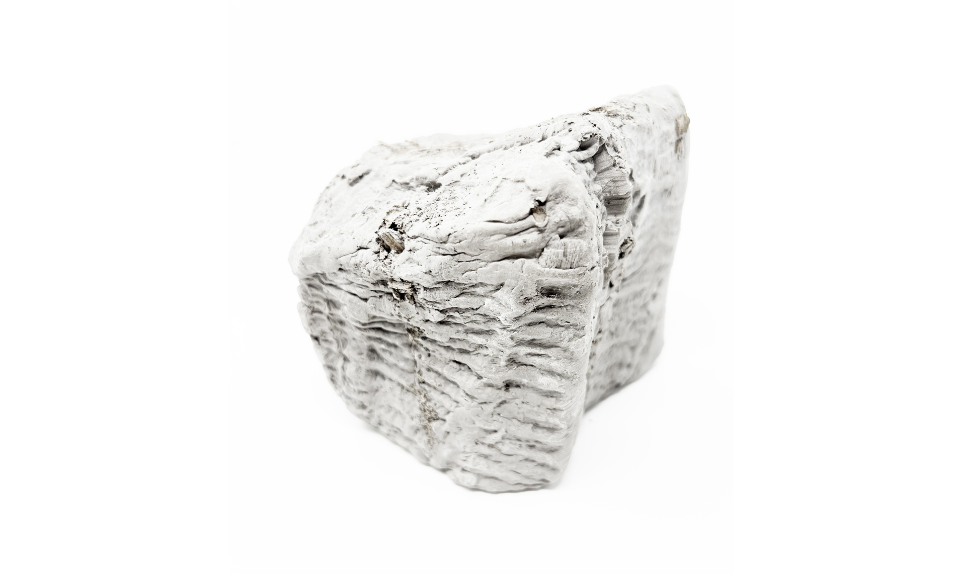 textured clay sculpture